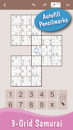 MultiSudoku: Samurai Sudoku screenshot