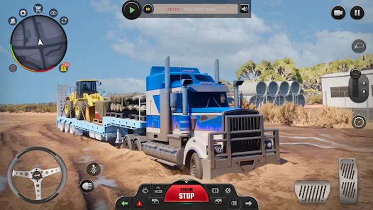 US Real Mega Truck Driver 3D screenshot