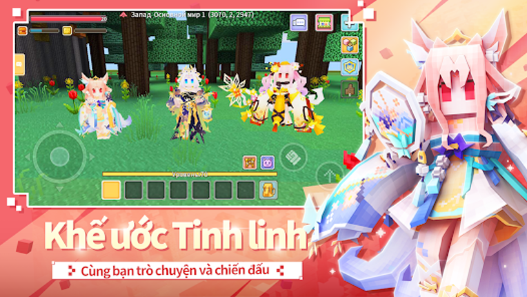 Milkcraft: Thế Giới Block RPG Image