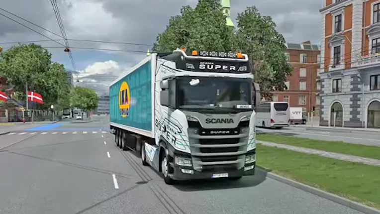 Euro Truck Driving Truck Game Image