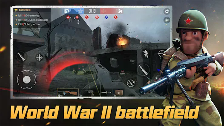 World War Ⅱ:Heroes Shoot Game Image