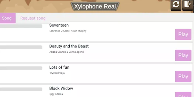Xylophone Real: 2 mallet types screenshot