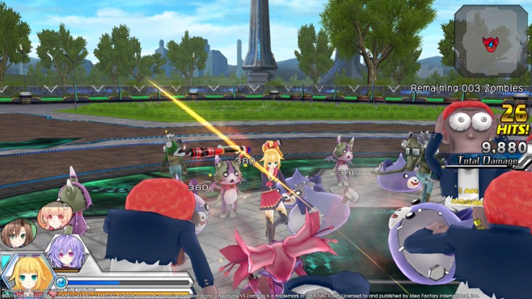 Megatagmension Blanc + Neptune VS Zombies screenshot