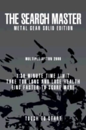 The Search Master: Metal Gear Solid Edition Game Cover