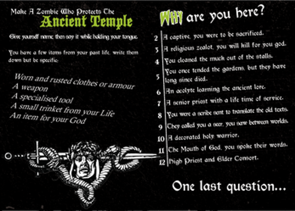 What's So Rotten About Zombies Defending An Ancient Temple Image