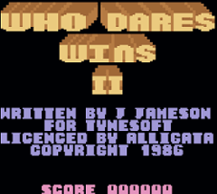 Who Dares Wins II Image