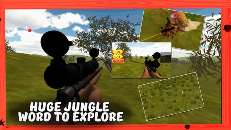 3D Chicken Hunter Simulator – Pick up hunting rifles &amp; shoots animal to kill screenshot