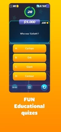 Brain Quiz Millionaire screenshot