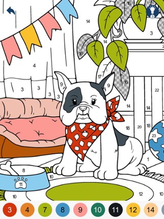 Color by Number - Animals screenshot