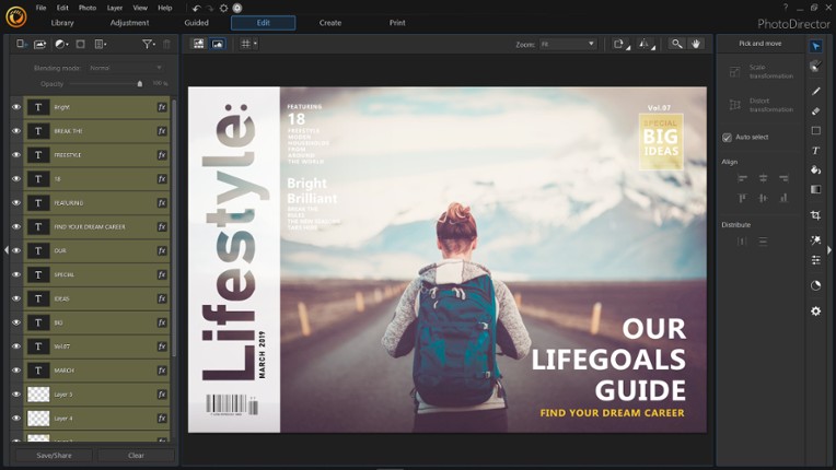 CyberLink PhotoDirector 11 Ultra - Photo editor, photo editing software screenshot