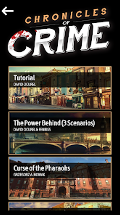 Chronicles of Crime screenshot