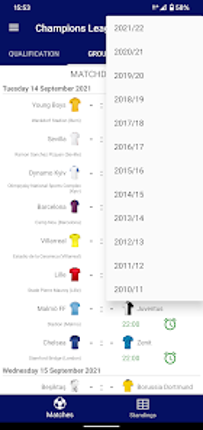 Results for Champions League Image