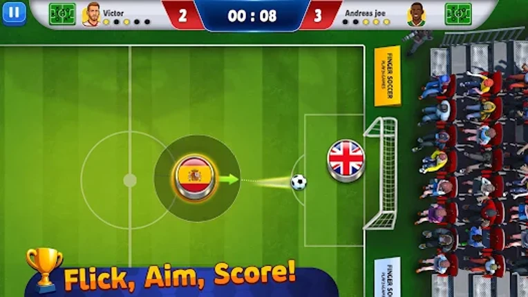 Finger Soccer Flick Football screenshot