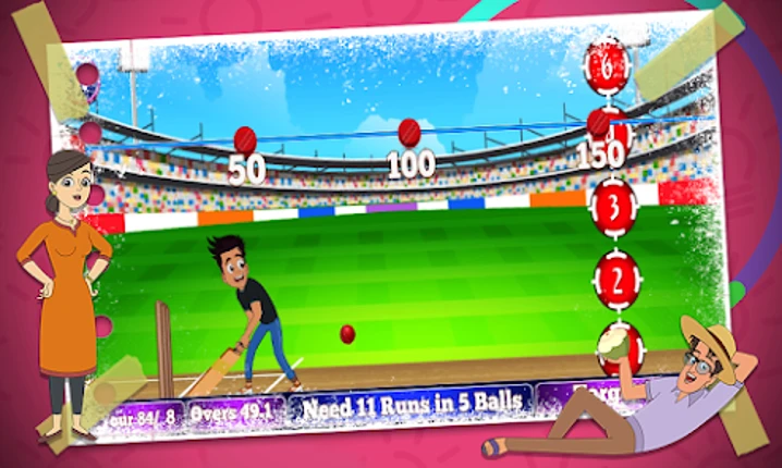 Chikoo Aur Bunty Fun Cricket screenshot