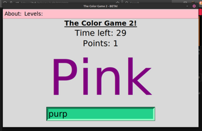 The Color Game  2! Image