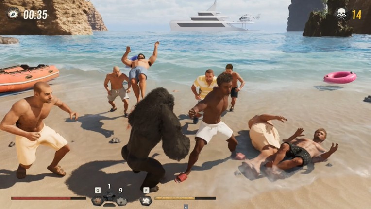 Gorilla Vs 100 Men screenshot