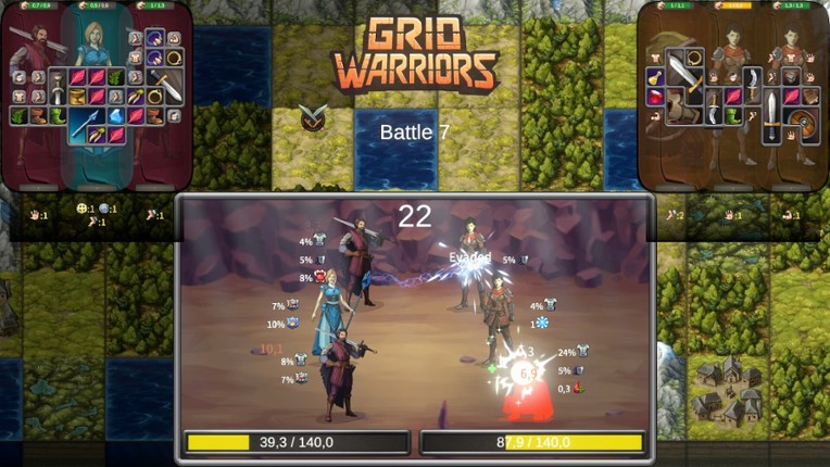 Grid Warriors: Battles screenshot