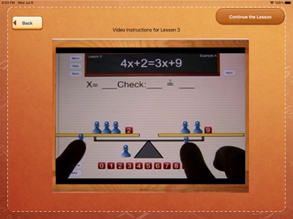 Hands-On Equations Level 1 screenshot