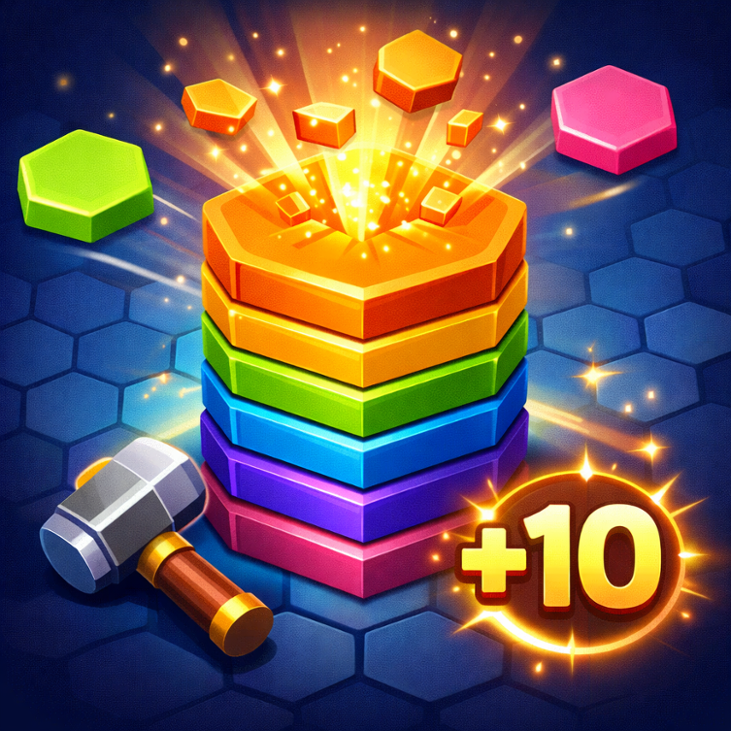 Games like Hexify – Stack, Merge & Blast!