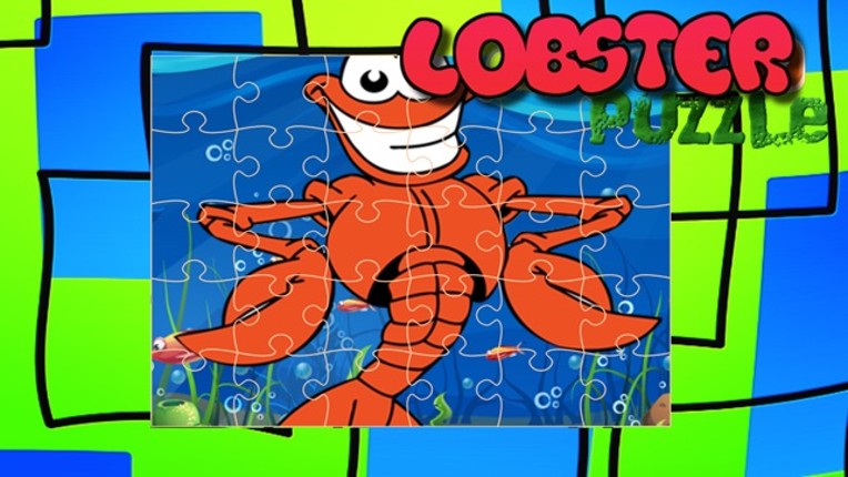 Lobster Sea Animals Jigsaw Puzzle Preschool and Kindergarten Learning Games ( 2,3,4,5 and 6 Years Old ) Image