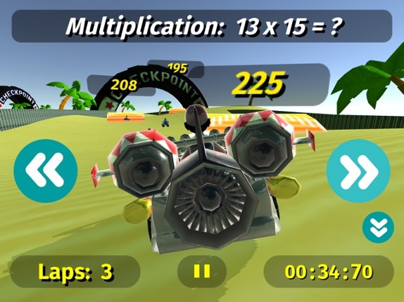 Math Racing 2 Pro screenshot