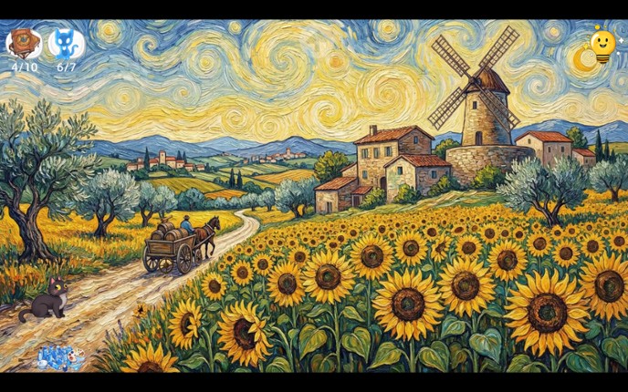 Meow Time Machine: VAN GOGH Plus screenshot