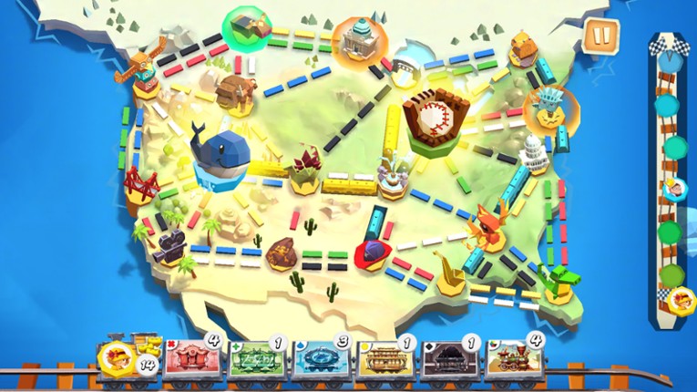 Ticket to Ride First Journey screenshot