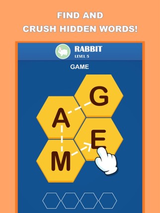 Wordful Hexa-Brain Word Search screenshot