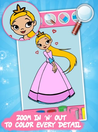 Best coloring book - Princess screenshot