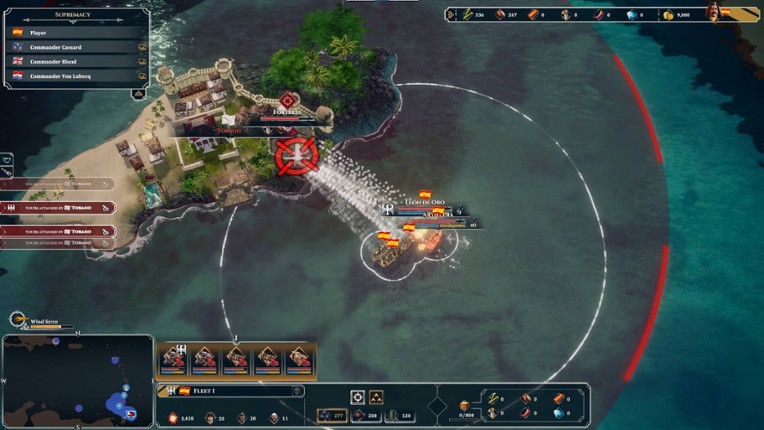 Corsairs - Battle of the Caribbean screenshot