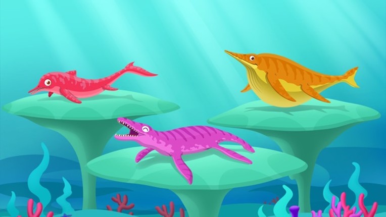 Dinosaur Park 3: Sea Monster - Fossil dig &amp; discovery dinosaur games for kids in jurassic park screenshot