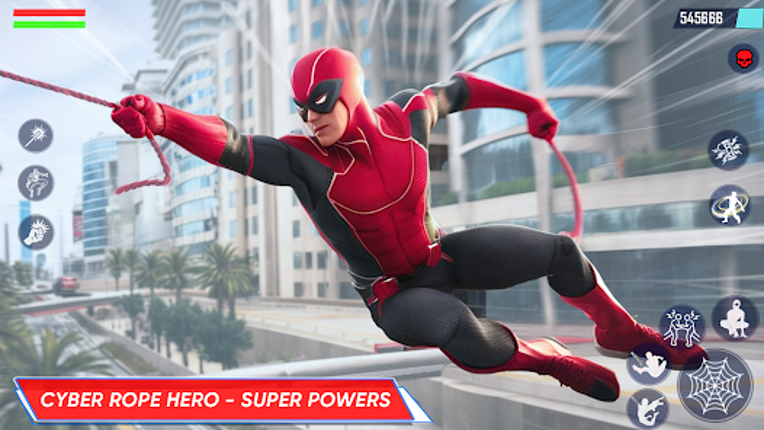 Cyber Rope Hero in Spider Game screenshot
