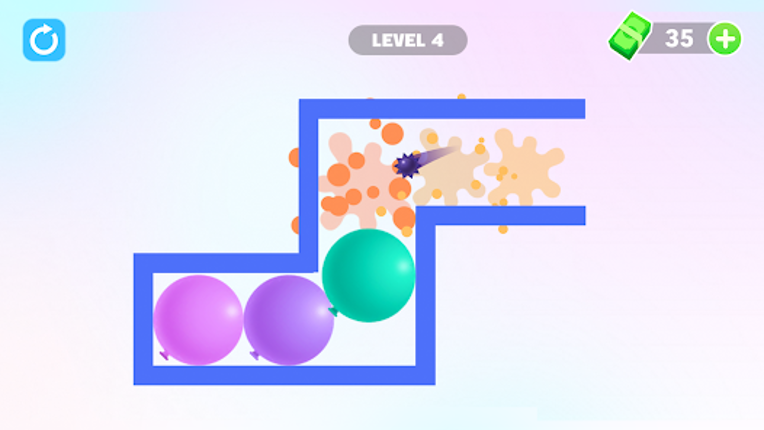 Thorn And Balloons: Bounce pop screenshot