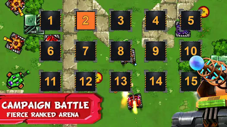 Tank Battles 2D Image
