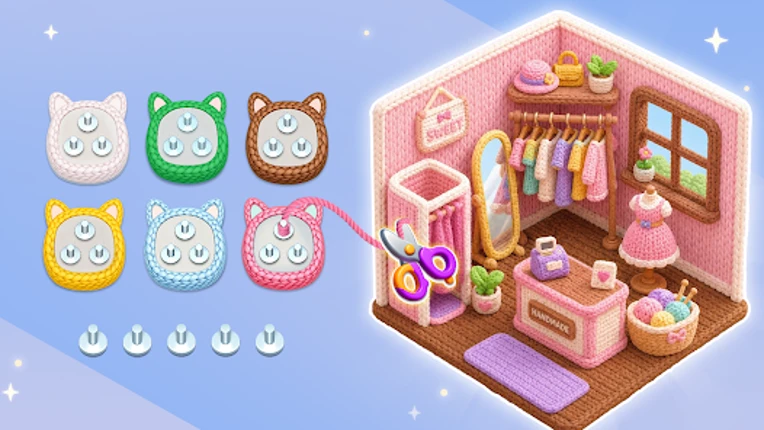 Yarn Sort: Color Puzzle 3D screenshot