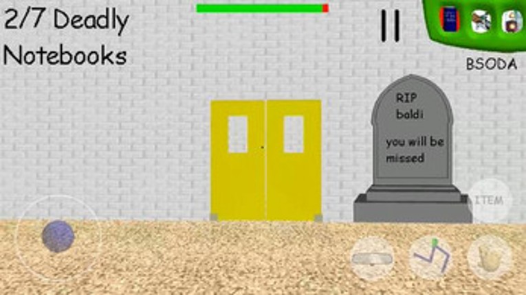 Baldi dies android screenshot