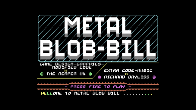 Metal Blob Bill (C64) Game Cover