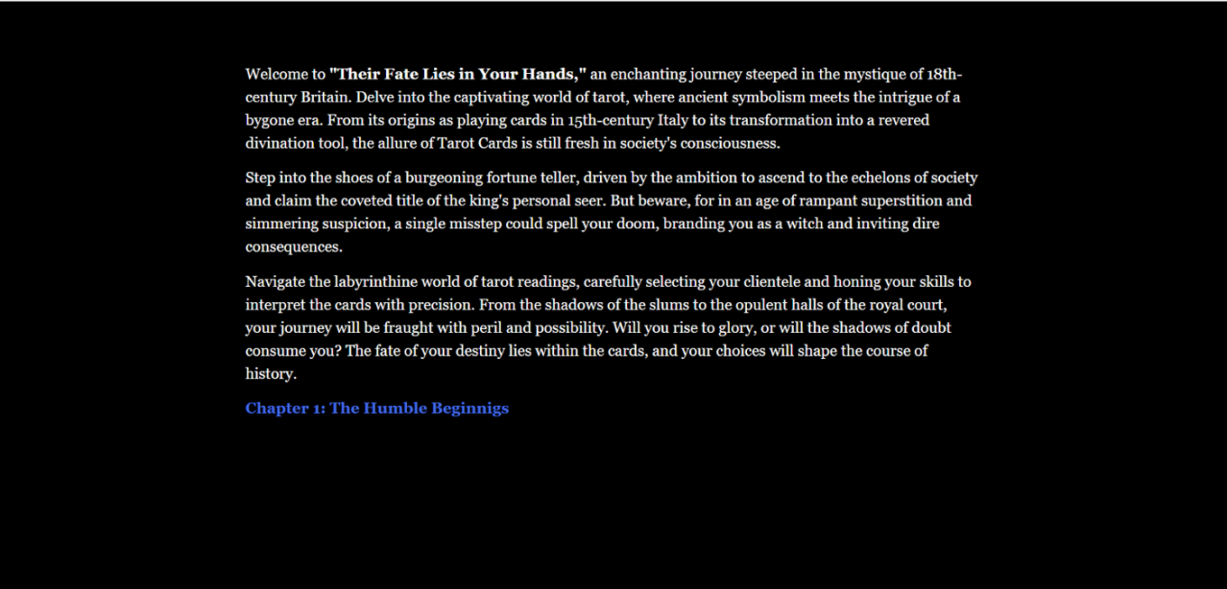 Games like Their fate is in your hands