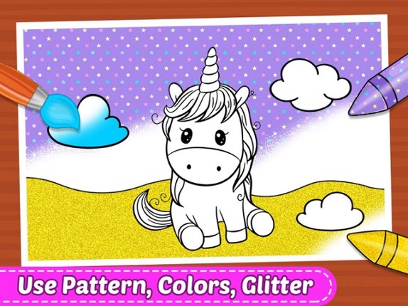 Glitter Coloring Art screenshot