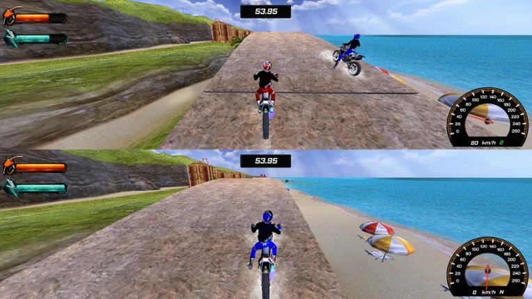 Hill Bike Racing 3D - Multiplayer 1V1 screenshot