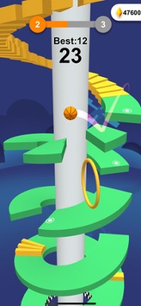 Jump Ball-Bounce On Tower Tile screenshot