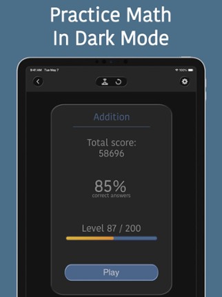 Mental Math Practice Games screenshot