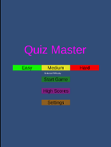 QUIZ MASTER GAME (Keyboard) Image