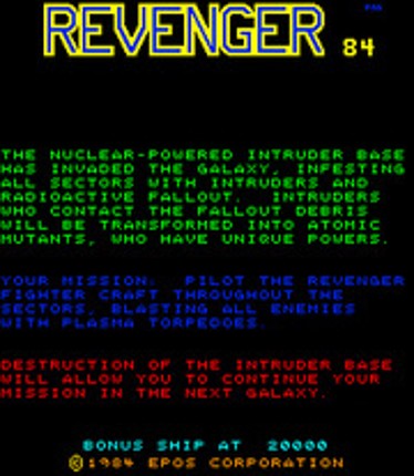 Revenger '84 Image