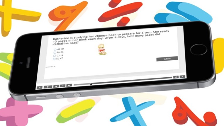 Simple math problems test for 1st grade homeschool Image