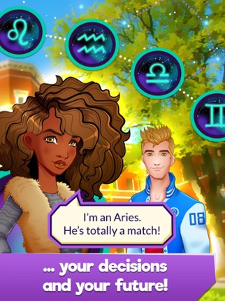 Star Crossed Ep.1 - Zodiac Interactive Story Game screenshot