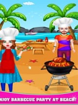 BBQ Sea Beach Food Fever Party Image