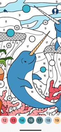 Color by Number - Animals screenshot