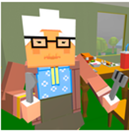 Craft Granny. Blocky Neighbor Escape 3D Image