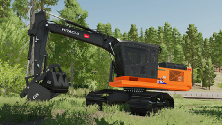 Deere 2154G/Hitachi ZX210F-6 Roadbuilder Image